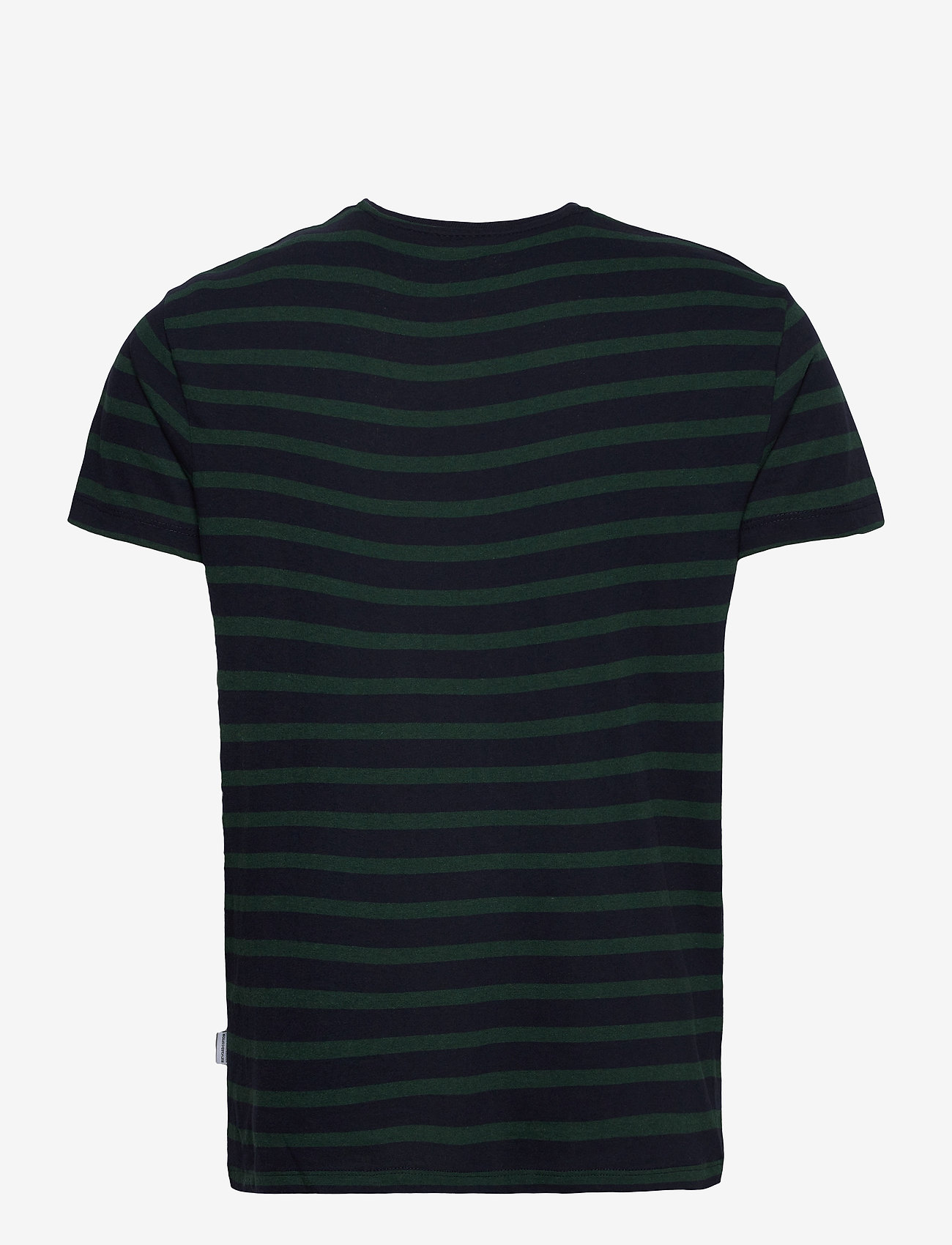 Kronstadt - Navey Recycled cotton t-shirt - khaki/navy - 1