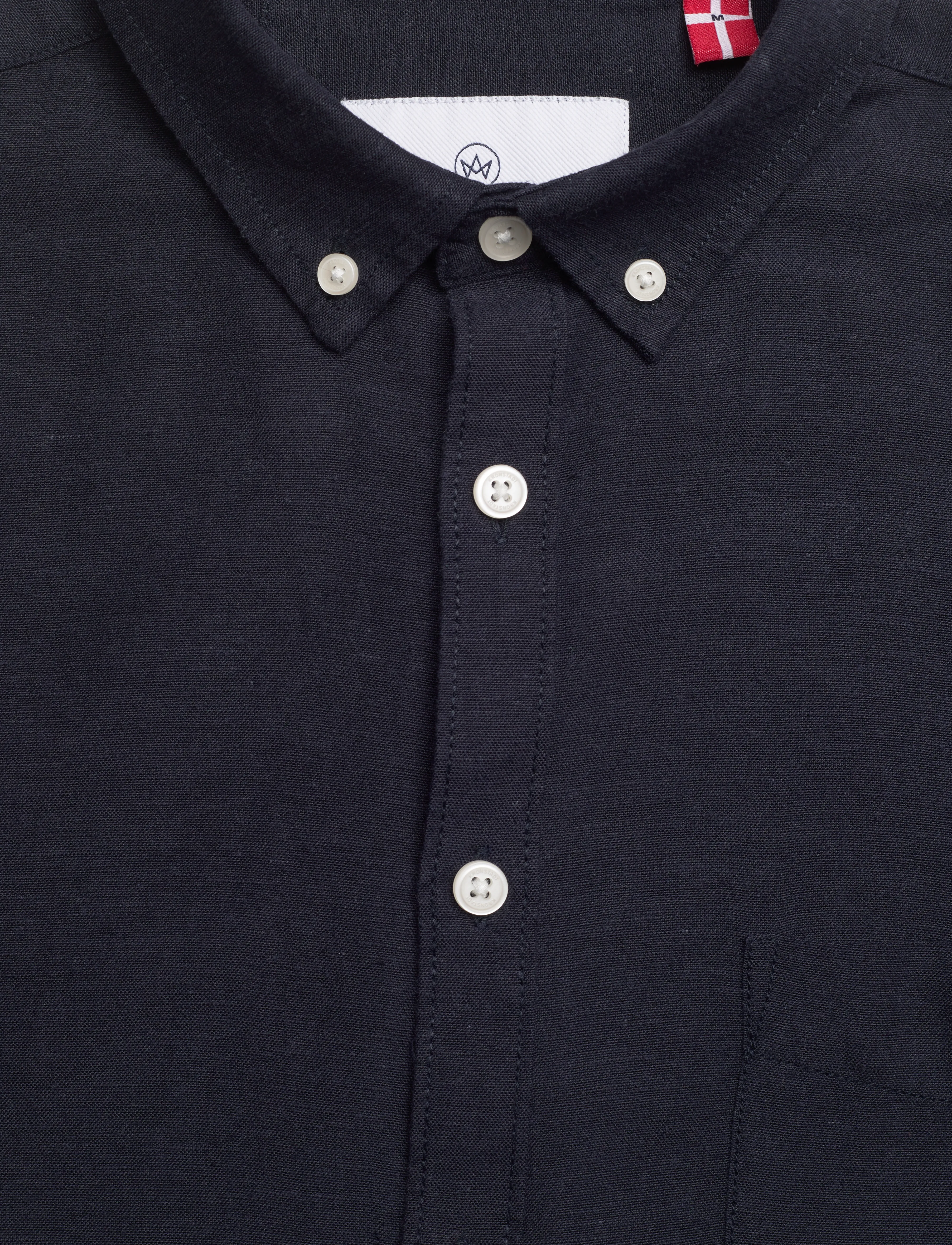 Kronstadt - Johan Linen shirt - navy - 2