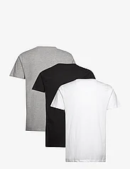 Kronstadt - Elon Organic/Recycled 3-pack t-shirt - laisvalaikio marškinėliai - white/black/grey - 1