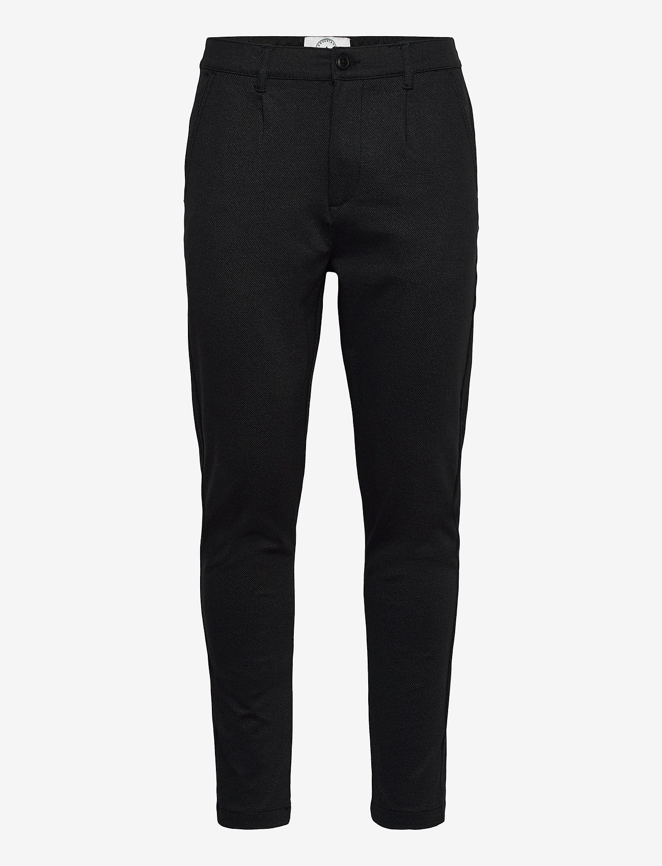 Kronstadt - Club oblique striped pants - black - 0