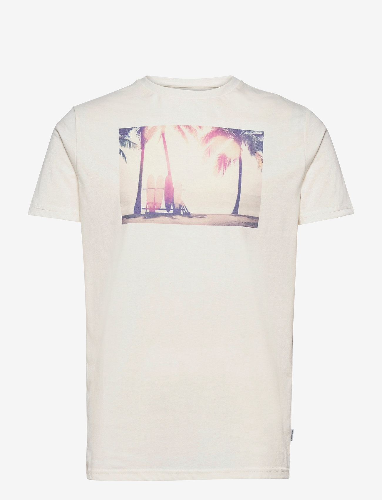 Kronstadt - Clive Recycled cotton printed t-shirt - de laveste prisene - beach - 0