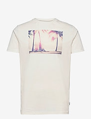 Clive Recycled cotton printed t-shirt - BEACH