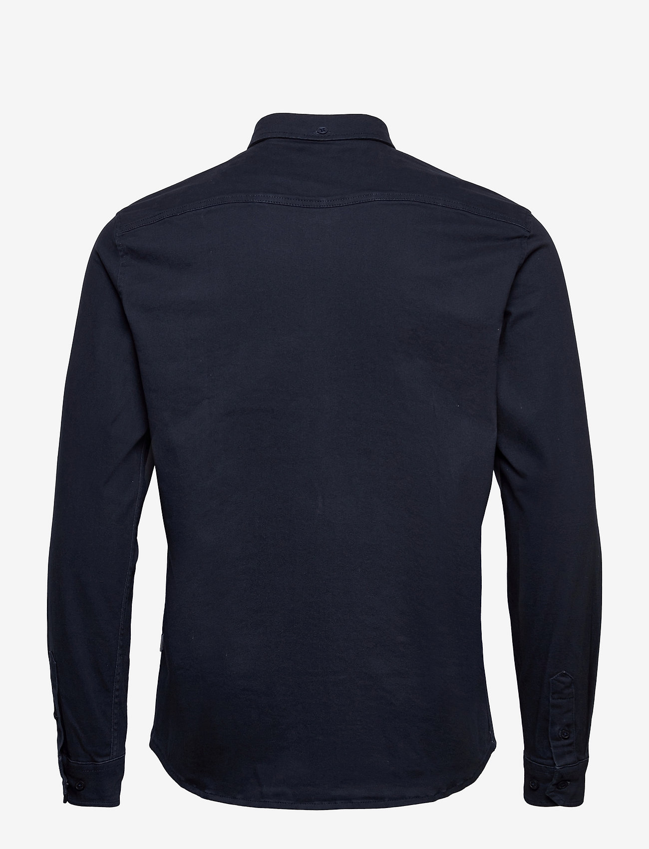 Kronstadt - Johan Twill shirt - tavalised t-särgid - navy - 1