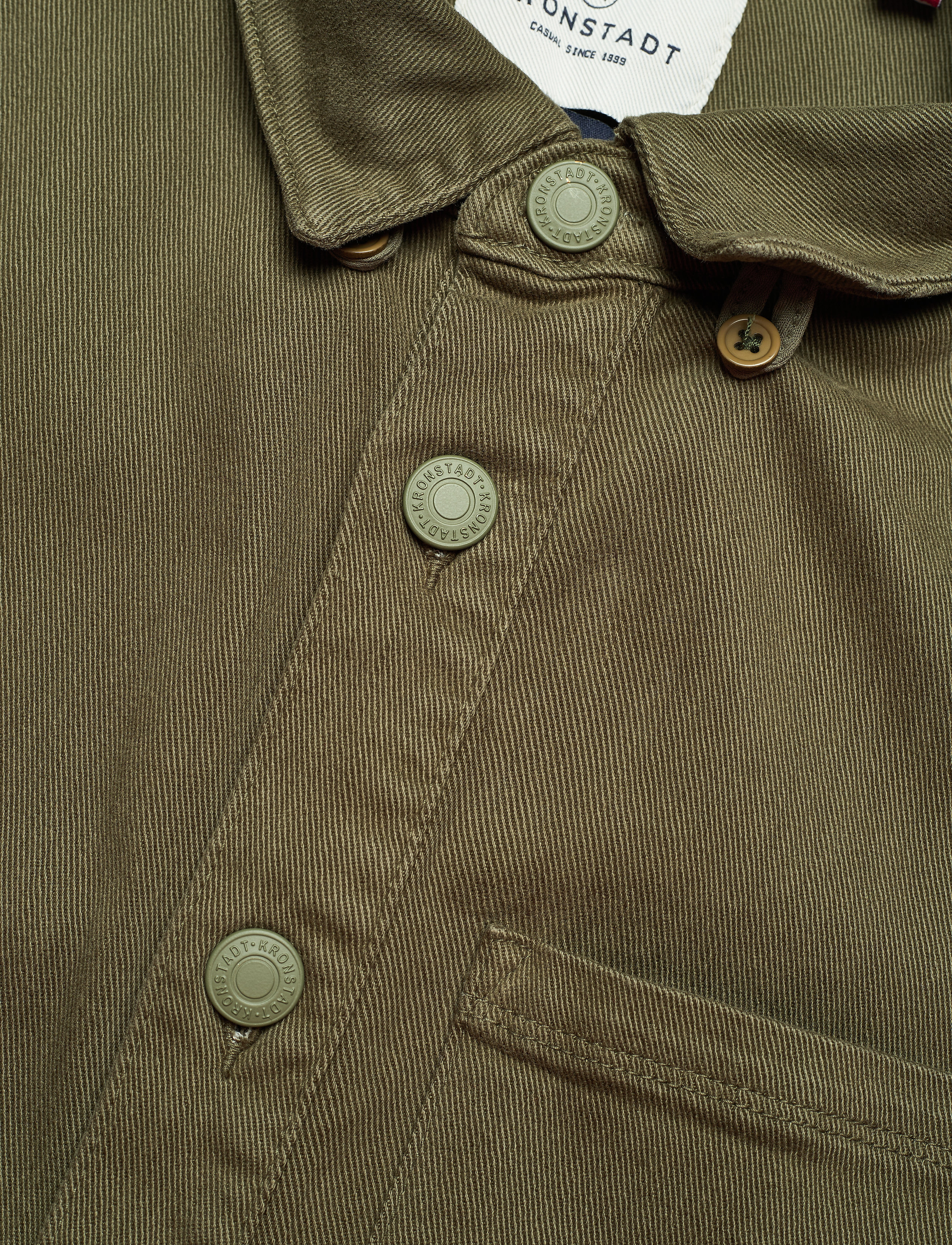 Kronstadt - Ramon heavy Twill overshirt - army - 2