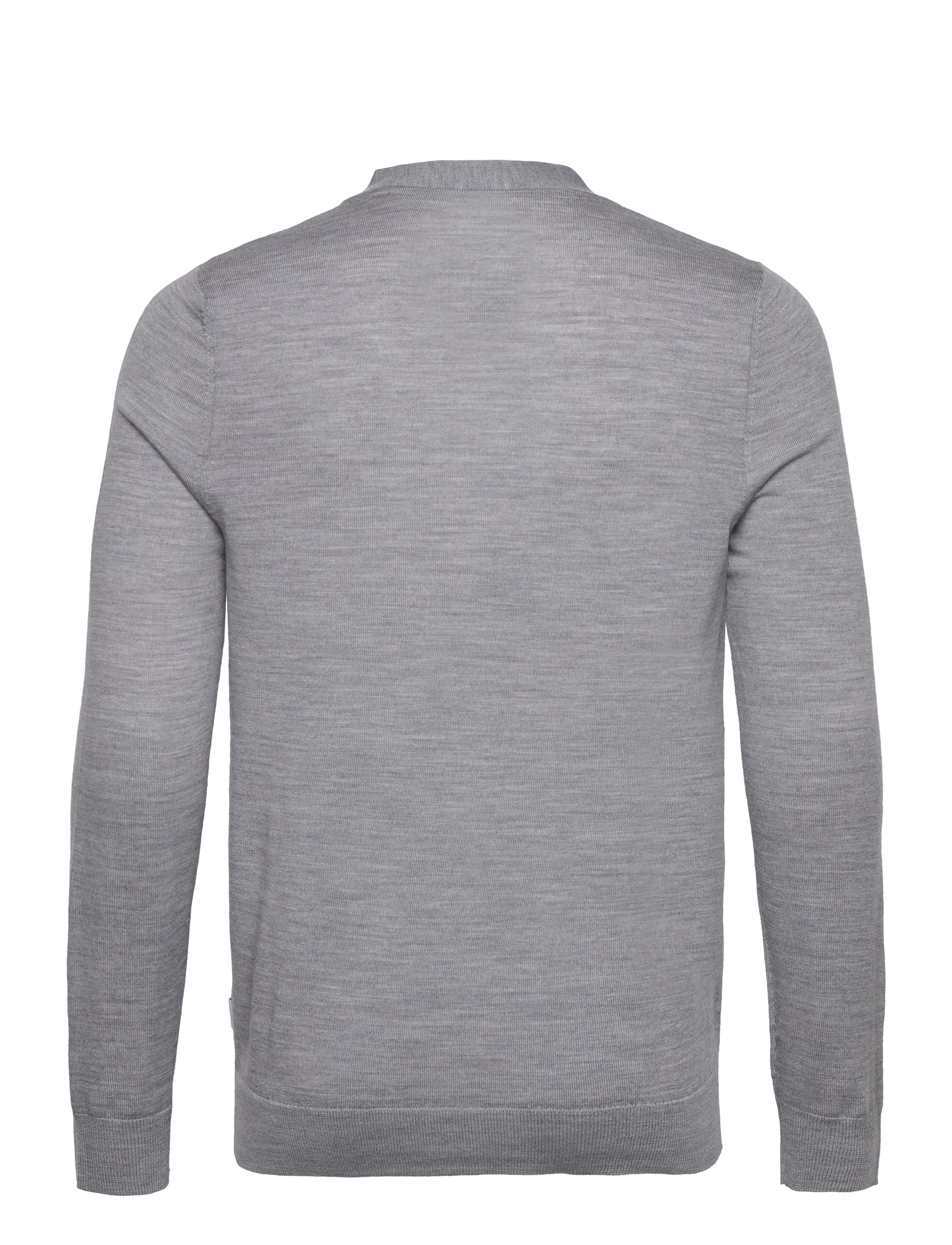 Kronstadt - Johannes Merino cardigan - grey mel - 1