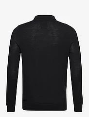 Kronstadt - Johannes Merino polo knit - trikotažiniai polo marškinėliai - black - 1