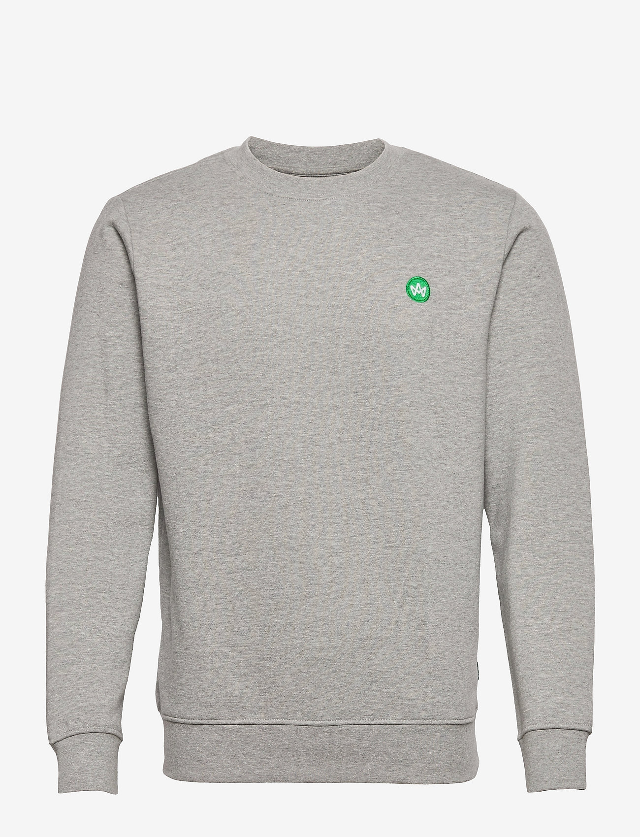 Kronstadt - Lars Organic/Recycled crew sweat - sweatshirts - grey mel - 0