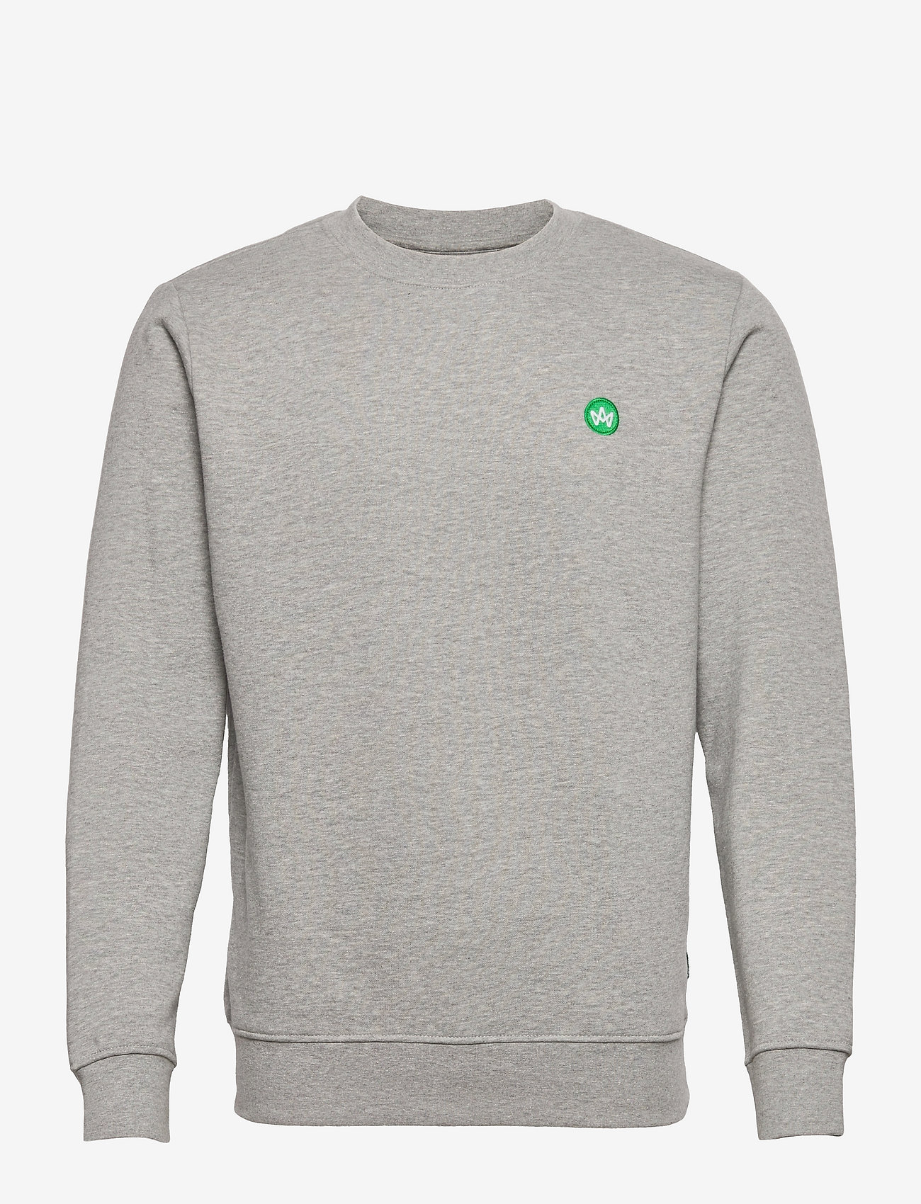 Kronstadt - Lars Organic/Recycled crew sweat - grey mel - 0