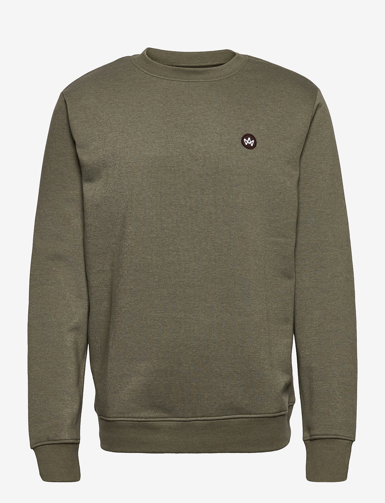 Kronstadt - Lars Organic/Recycled crew sweat - moss - 0