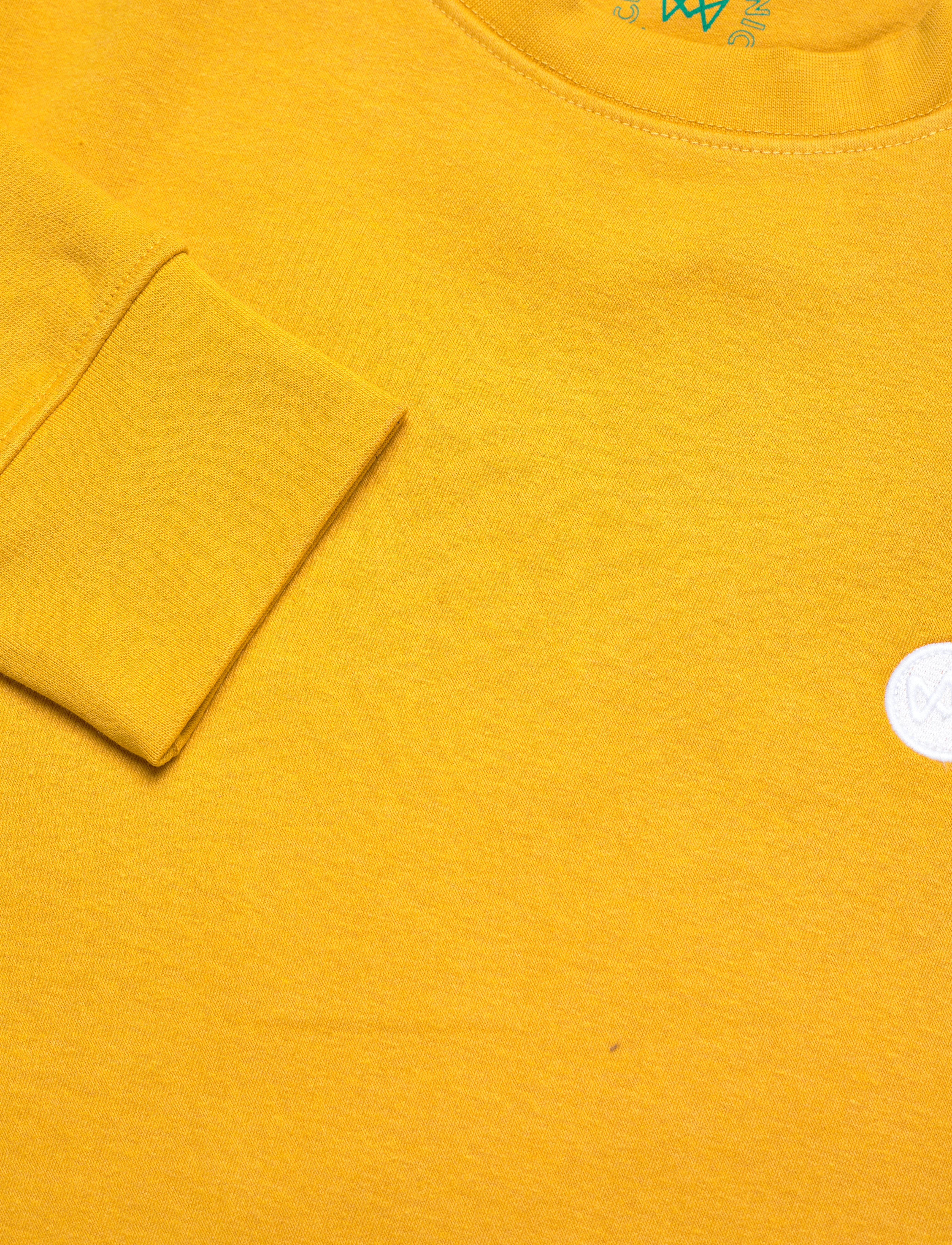 Kronstadt - Lars Organic/Recycled crew sweat - yellow - 2