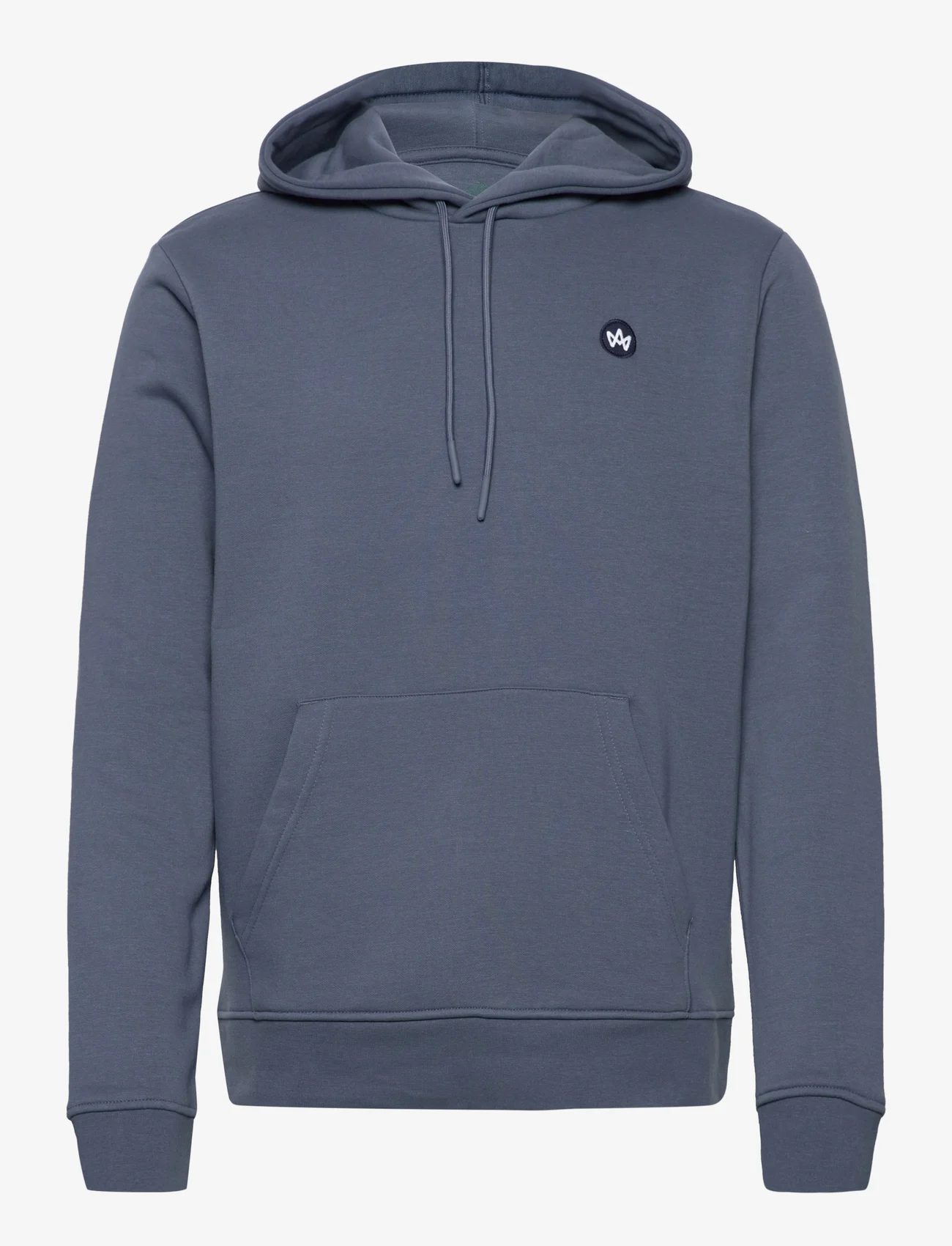 Kronstadt - Lars Organic/Recycled hoodie - sweatshirts - sea blue - 0