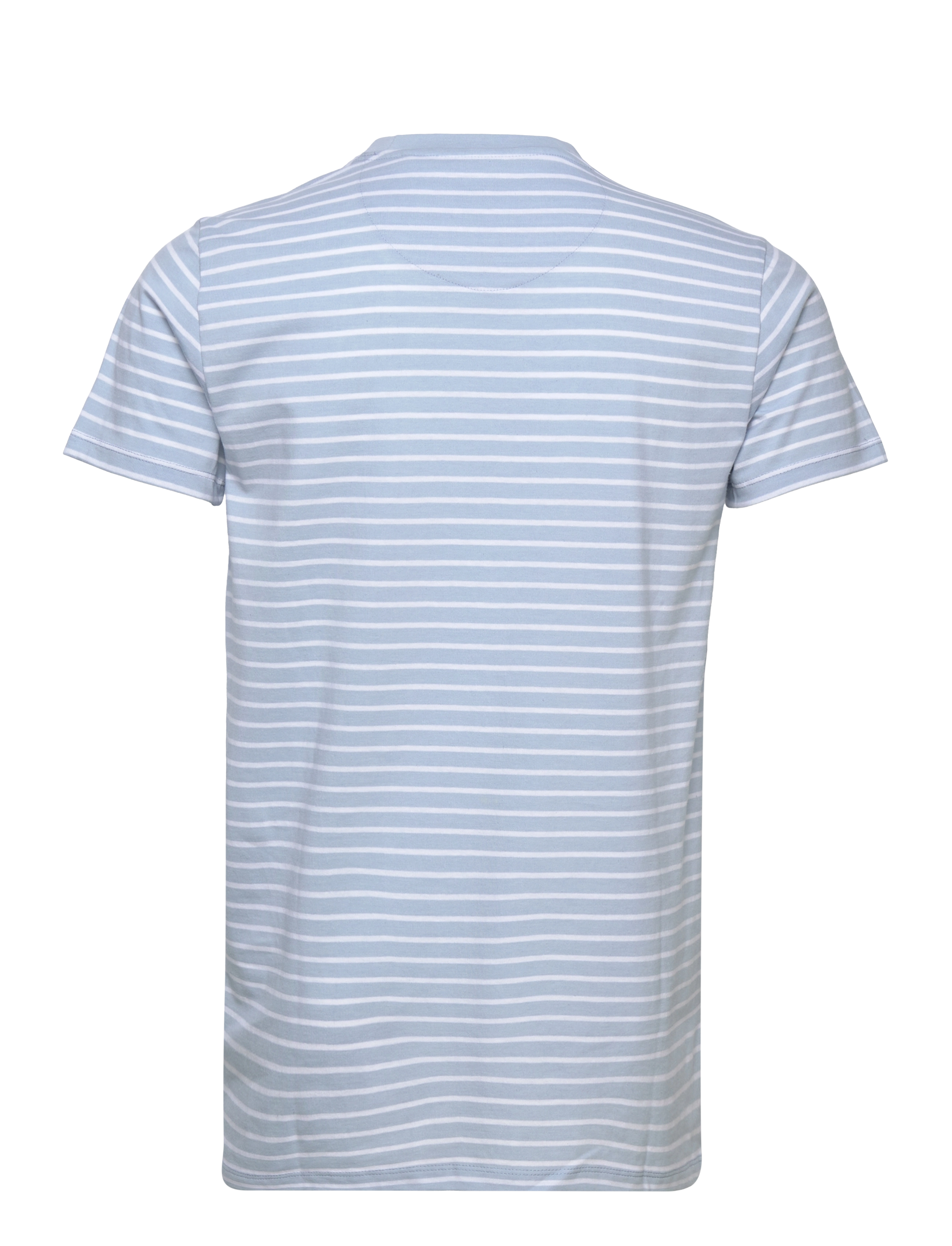 Kronstadt - Timmi Organic/Recycled striped t-shirt - light blue - 1