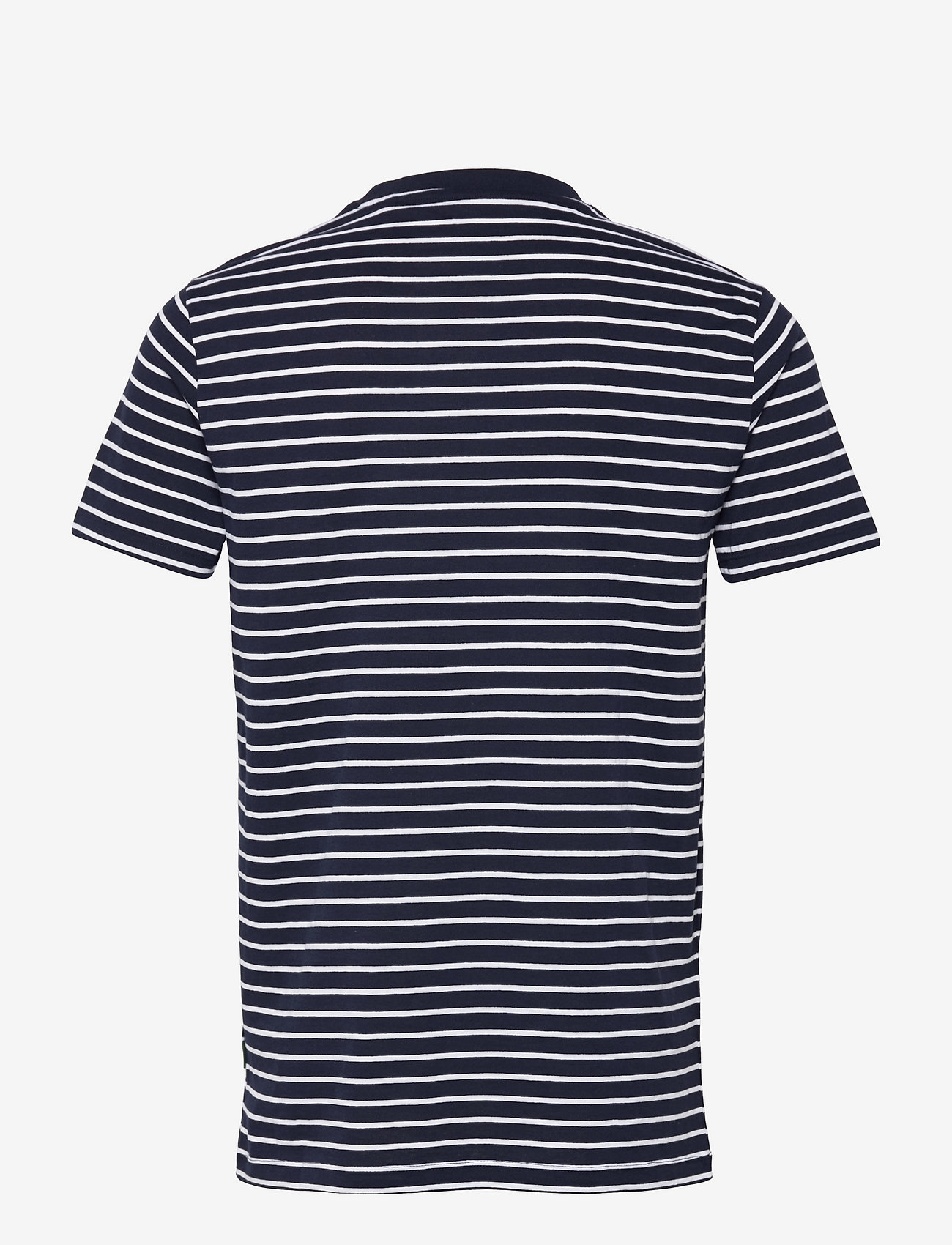 Kronstadt - Timmi Organic/Recycled striped t-shirt - alhaisimmat hinnat - navy / white - 1