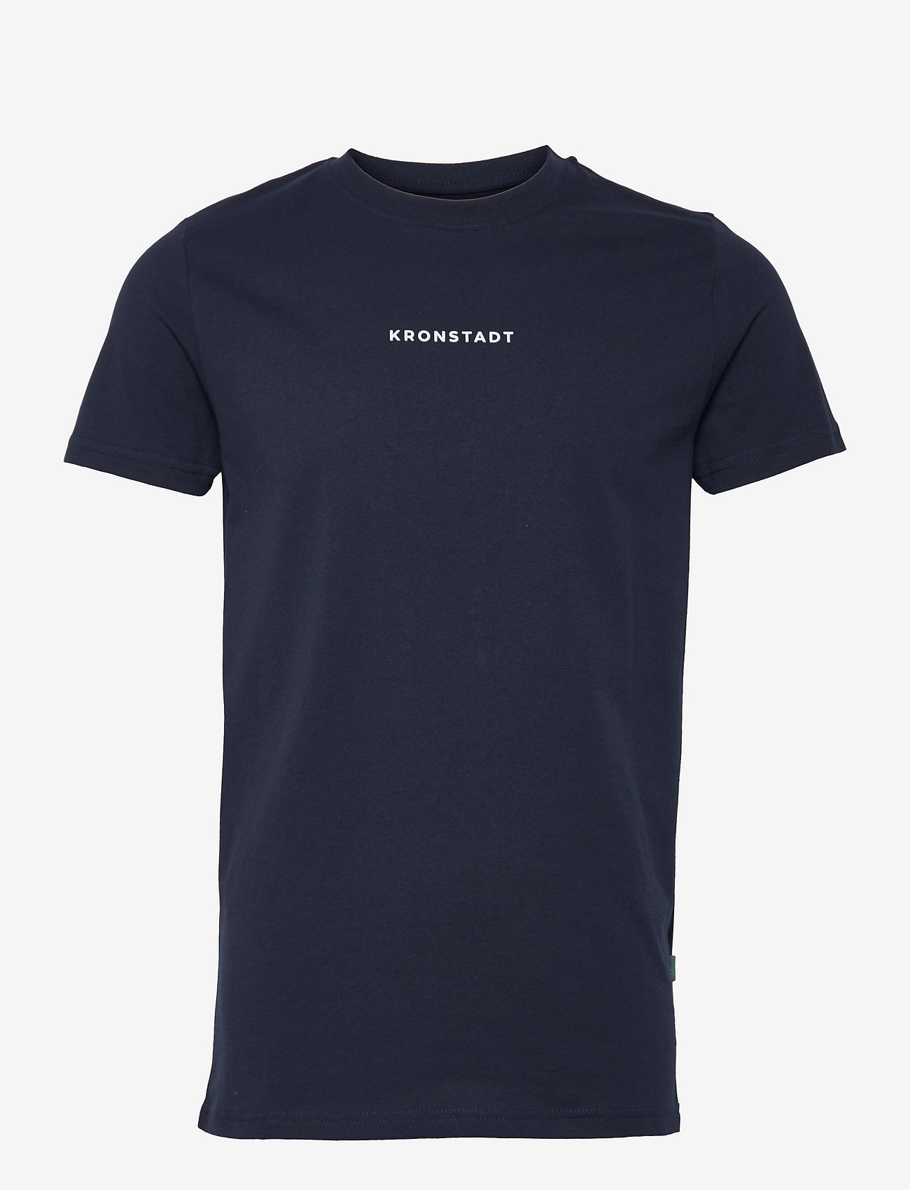 Kronstadt - Timmi Recycled logo t-shirt - navy - 0