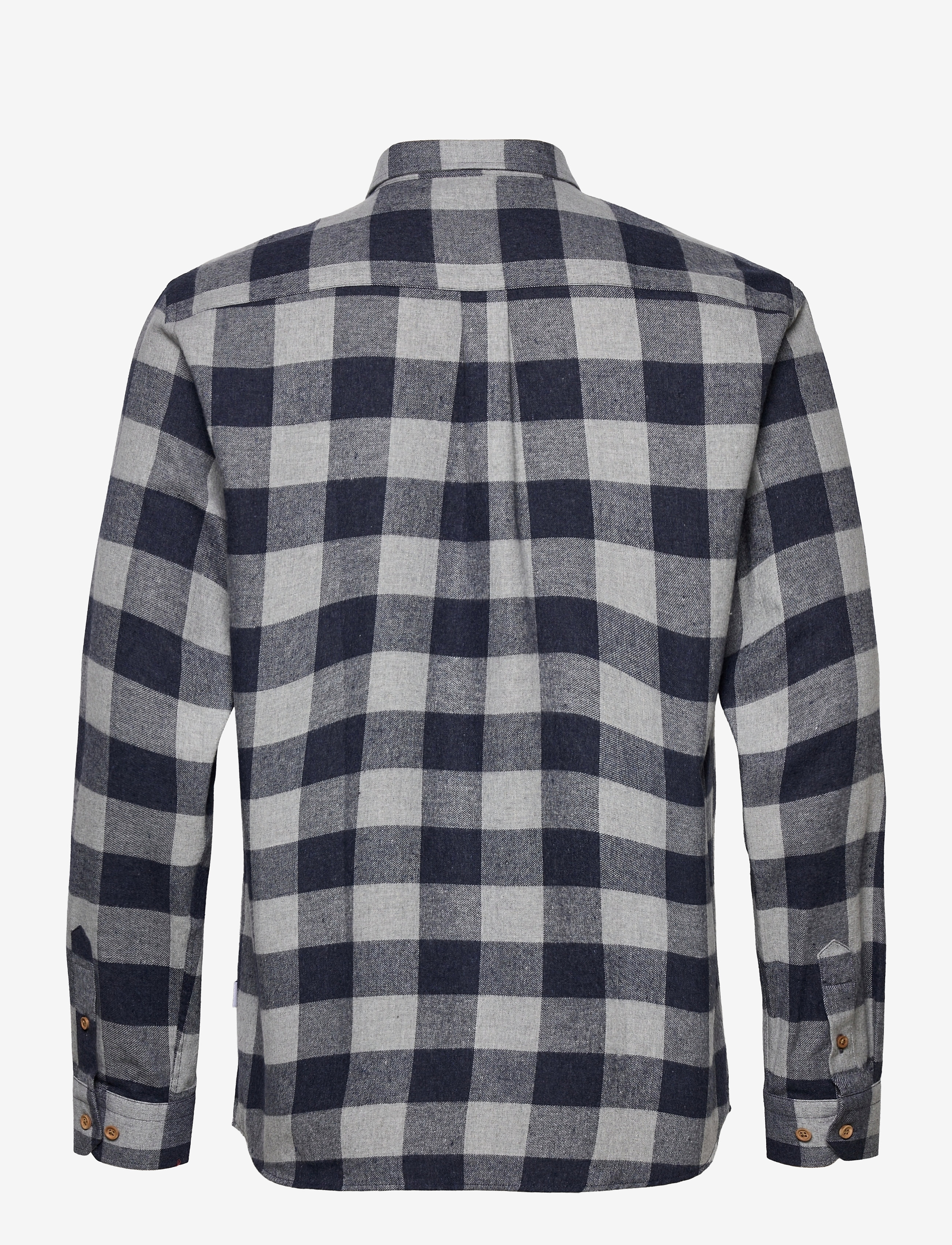 Kronstadt - Johan Flannel checked shirt - light grey - 1