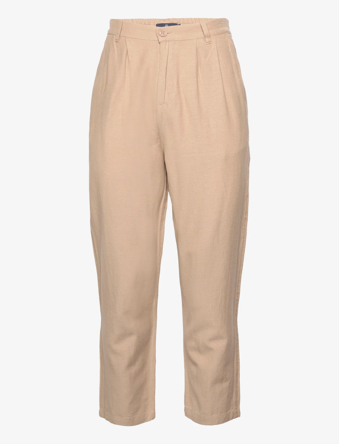 Kronstadt - Mason Linen pants - lininės kelnės - sand - 0