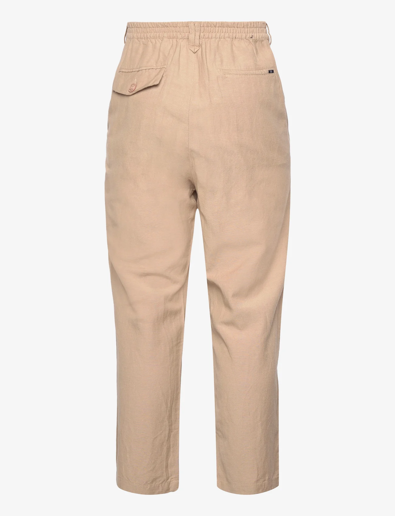 Kronstadt - Mason Linen pants - lininės kelnės - sand - 1