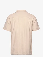 Kronstadt - Ramon Cuba herringbone S/S shirt - basic shirts - off white - 1