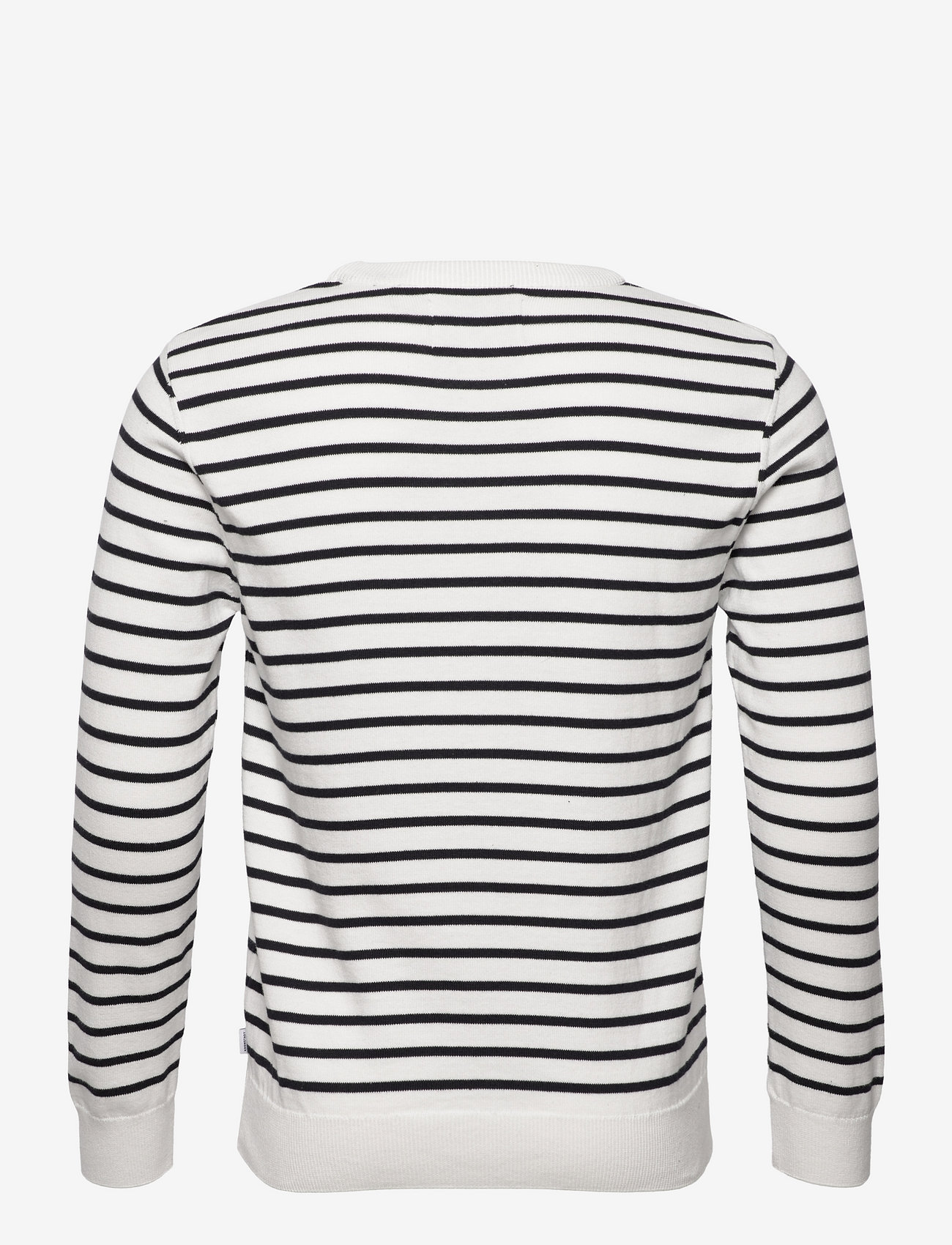 Kronstadt - Nelson Cotton striped knit - white/navy - 1