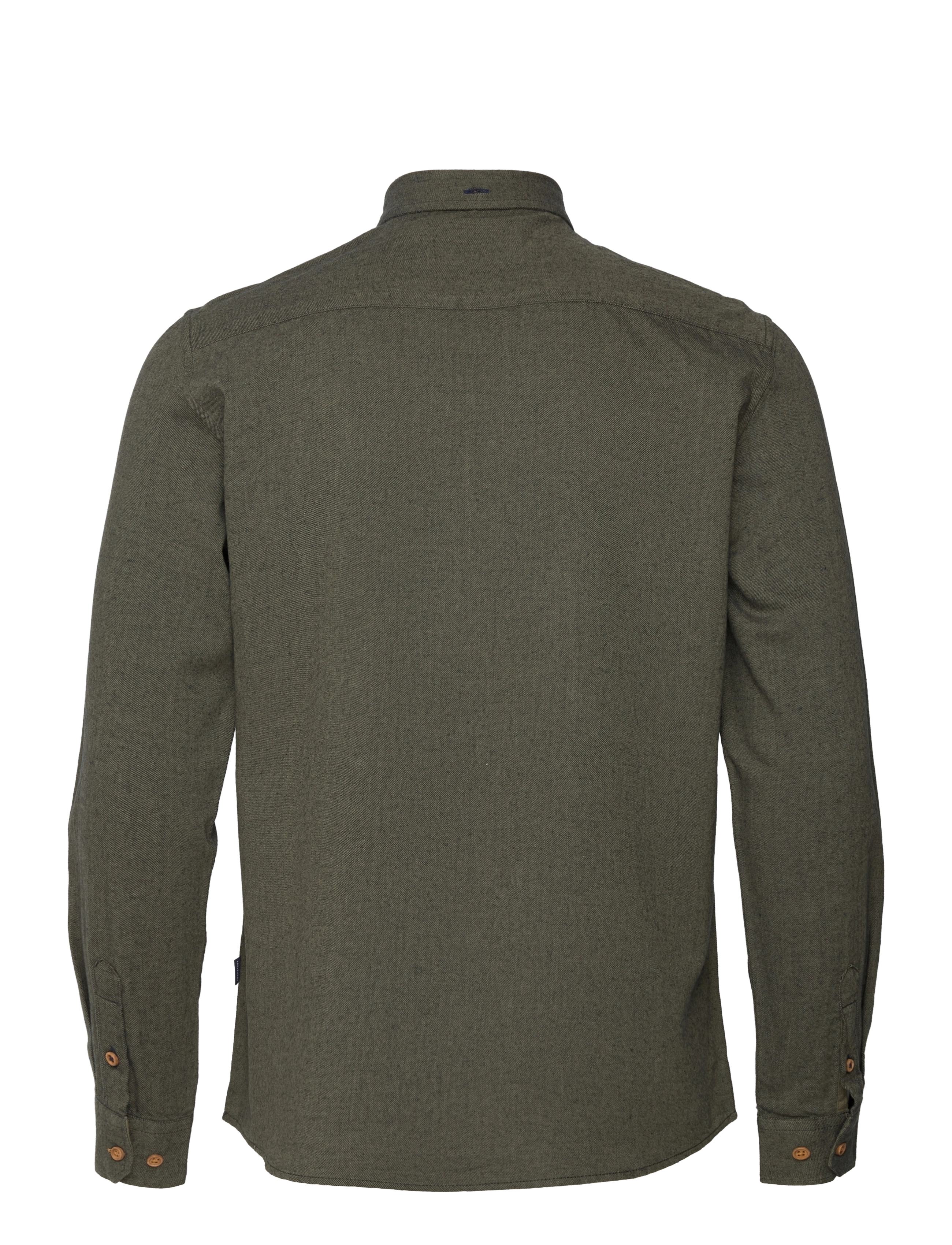Kronstadt - Johan Diego Cotton mix shirt - army mel - 1