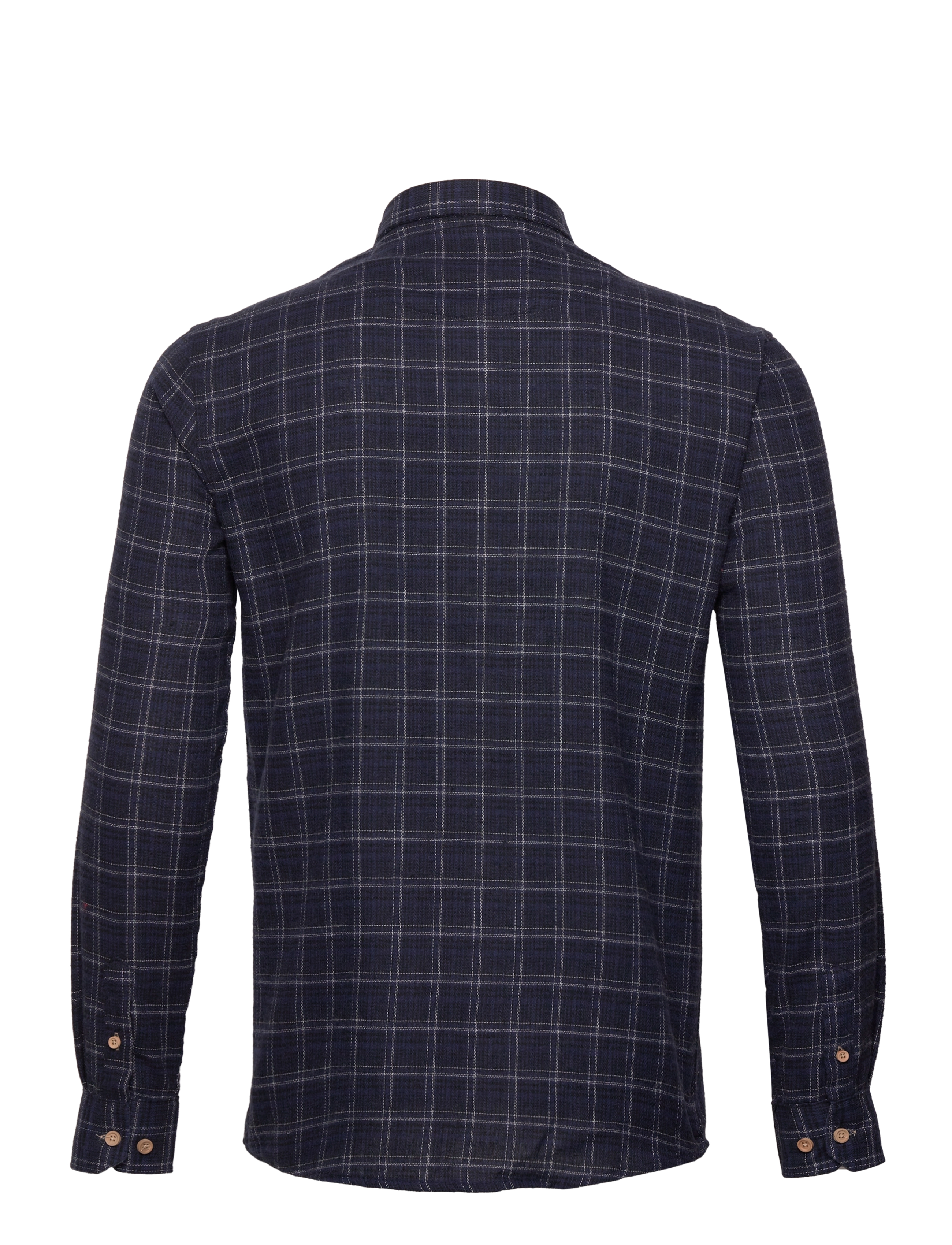 Kronstadt - Dean Flannel check 07 shirt - navy - 1