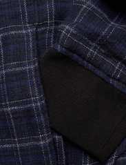 Kronstadt - Ramon Flannel check 07 quilted overshirt - mehed - navy - 3