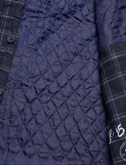 Kronstadt - Ramon Flannel check 07 quilted overshirt - mehed - navy - 4