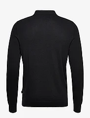 Kronstadt - Lamon Cashmere polo knit - trikotažiniai polo marškinėliai - black - 1