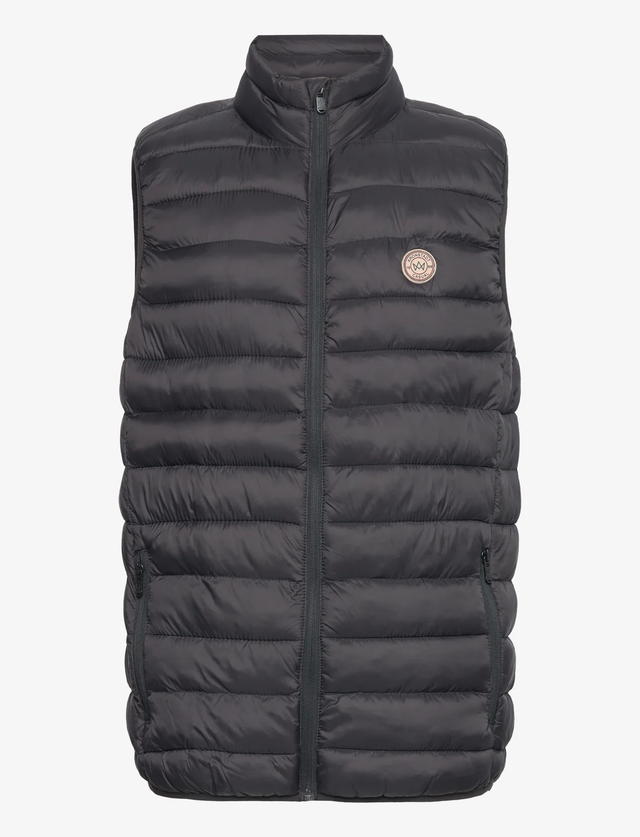 Kronstadt - Bo light vest - spring jackets - black - 0