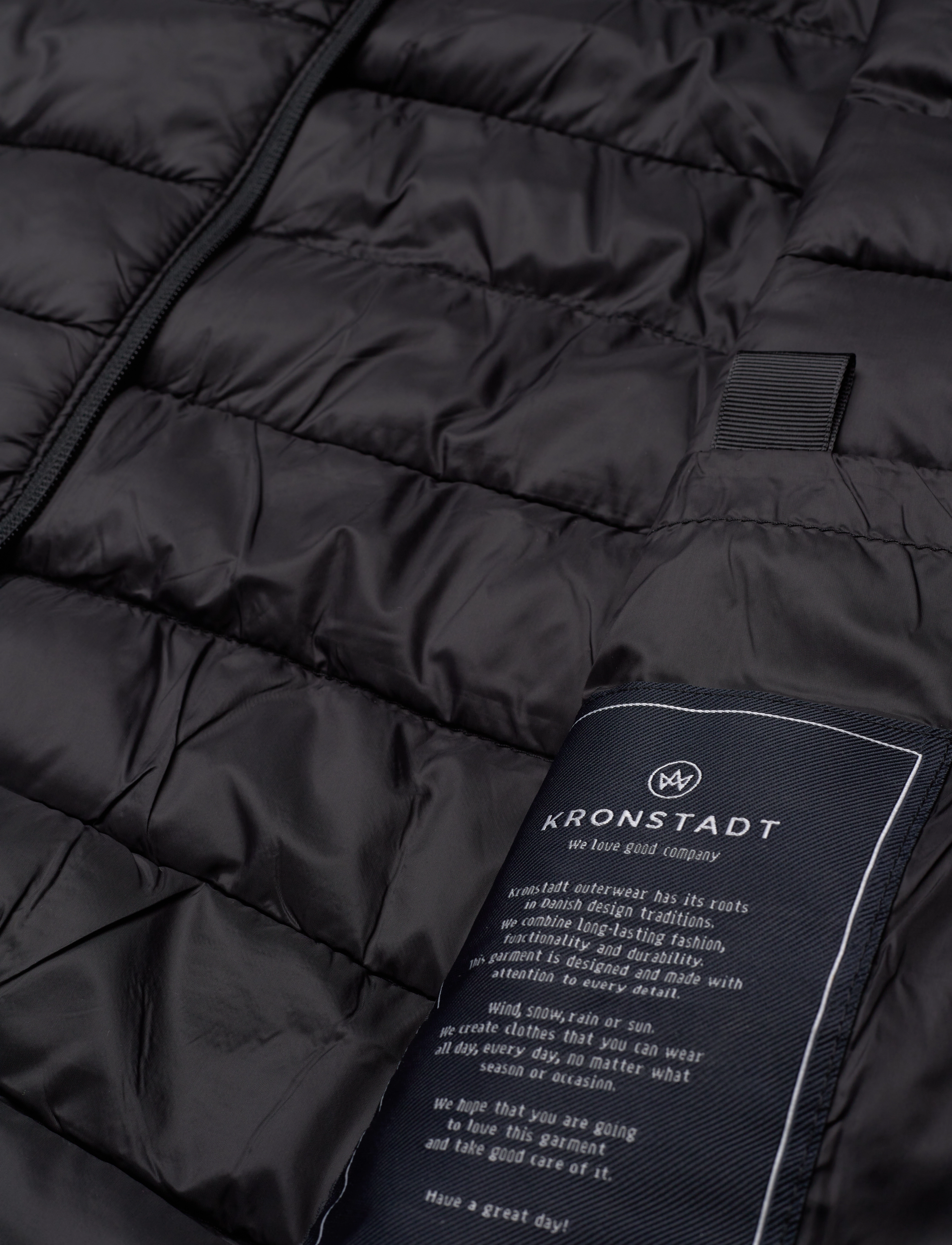 Kronstadt - Bo Light High neck jacket - black - 4
