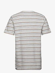 Kronstadt - Ledger irregular stripe tee - short-sleeved t-shirts - wood stripe - 1