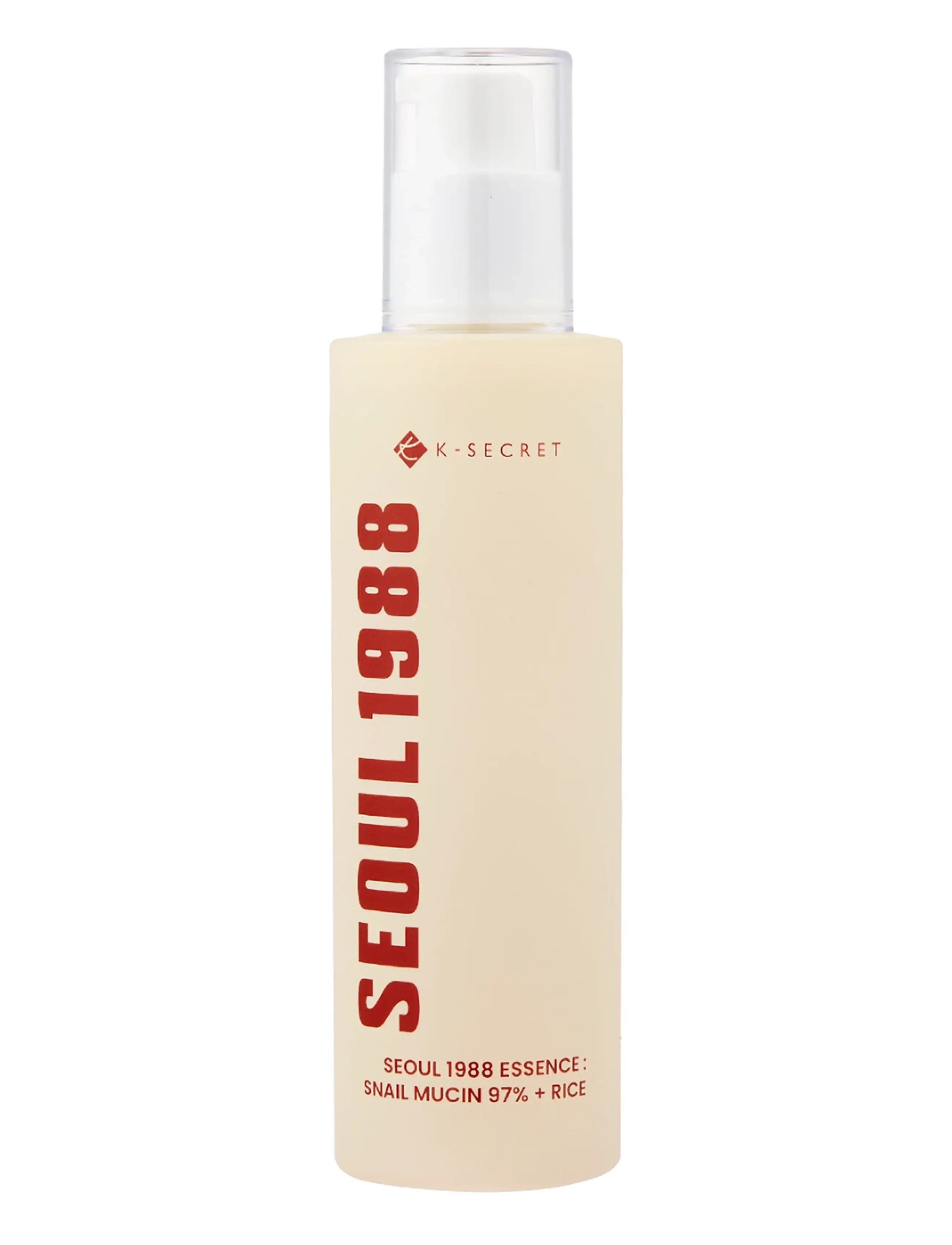 KSECRET SEOUL 1988 Seoul 1988 Essence: Snail Mucin 97% + Rice, Essens, Nude, Str: 100 ML