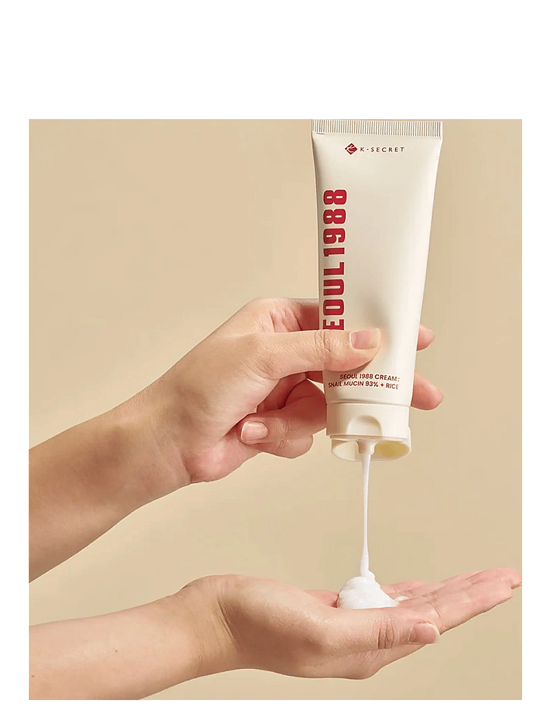 KSECRET SEOUL 1988 - SEOUL 1988 Cream: Snail Mucin 93% + Rice - niisutajad - clear - 1