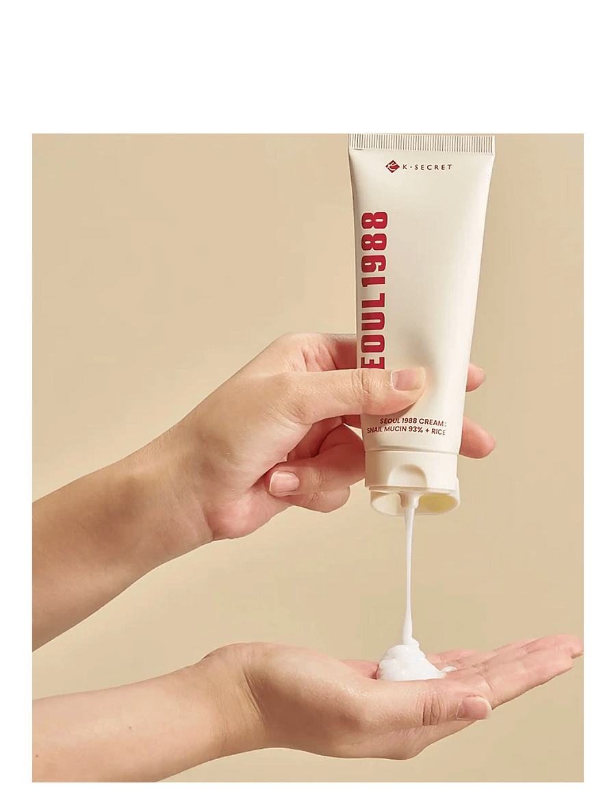 KSECRET SEOUL 1988 - SEOUL 1988 Cream: Snail Mucin 93% + Rice - niisutajad - clear - 1