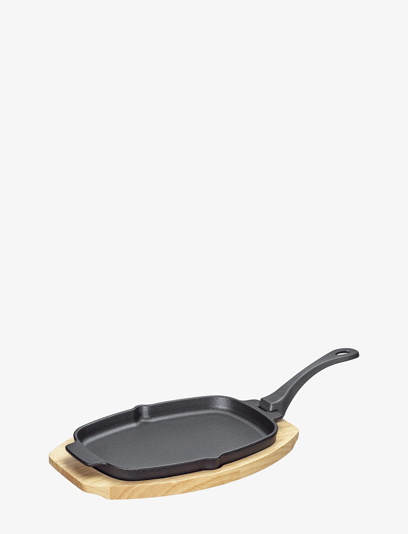Serveringspanna oval med bräda, avtagbart handtag