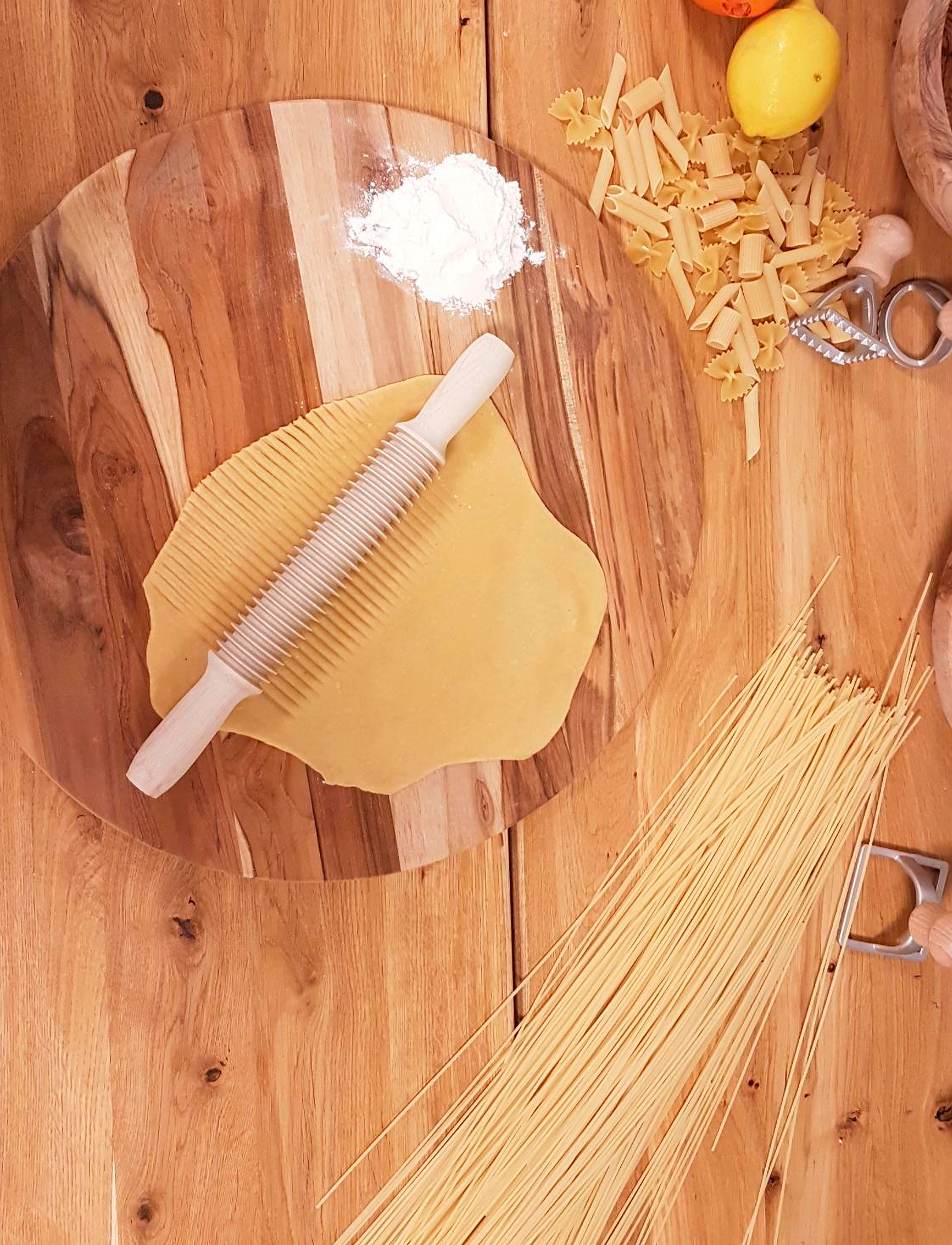 küchenprofi Pastaskærer Fettuccine, L:32 cm, Kitchen Tools, Beige - Pasta Makers & Accessories, Homeware