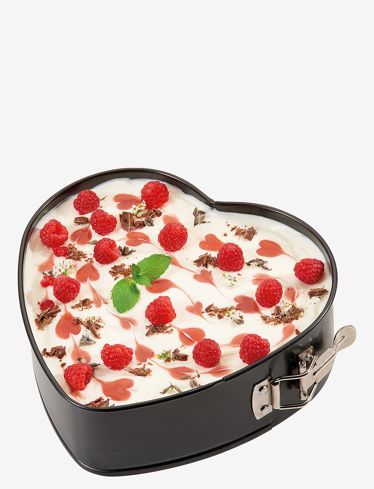 küchenprofi - Heart-shaped springform pan - black - 1