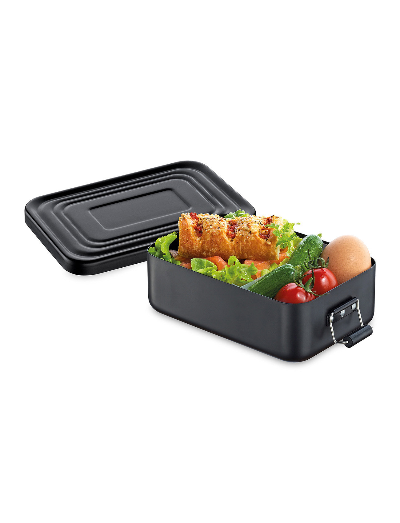 küchenprofi - Lunchbox mat lille 18cm - laveste priser - black - 1