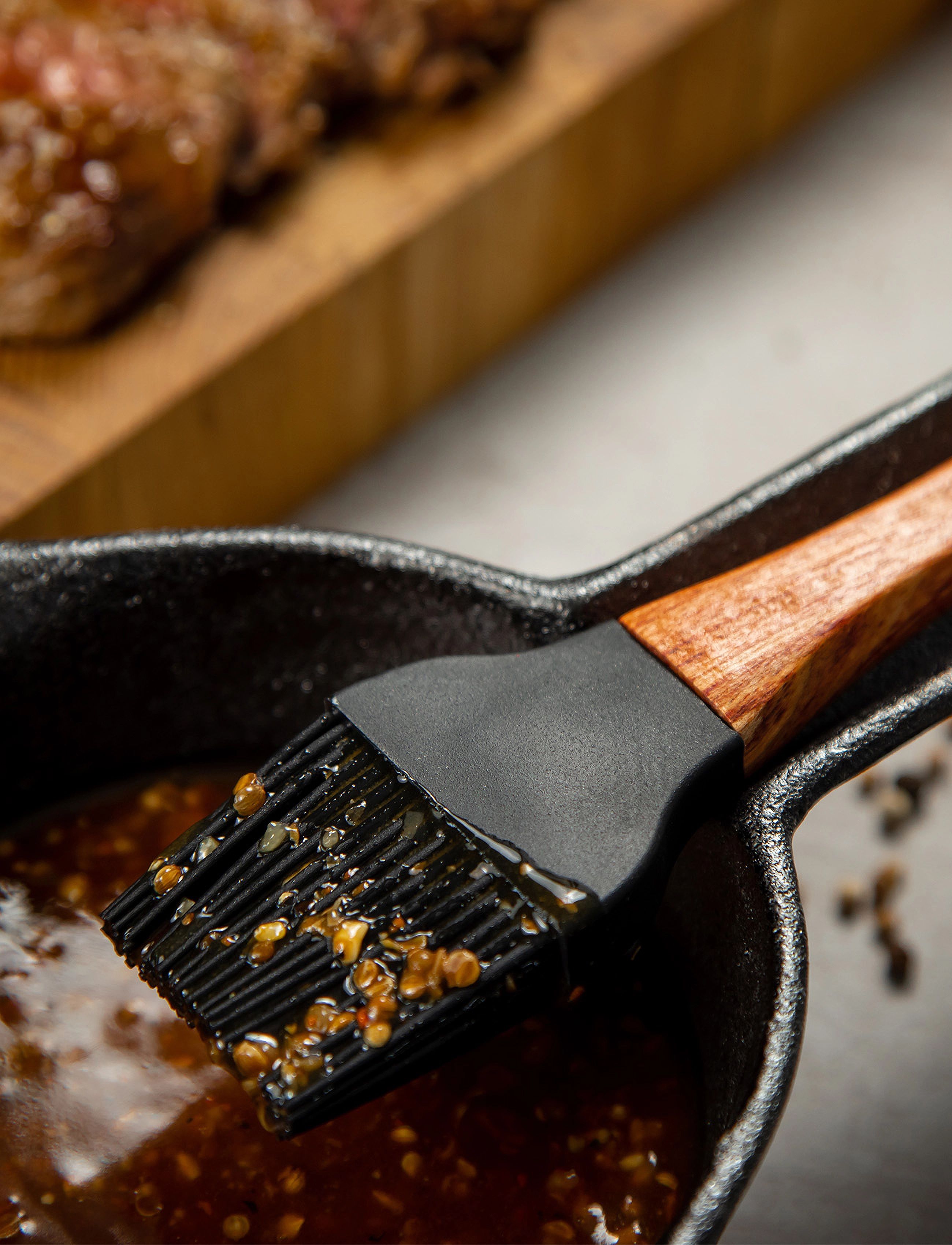 küchenprofi - Marinade set - grillitarvikud - black/brown - 3
