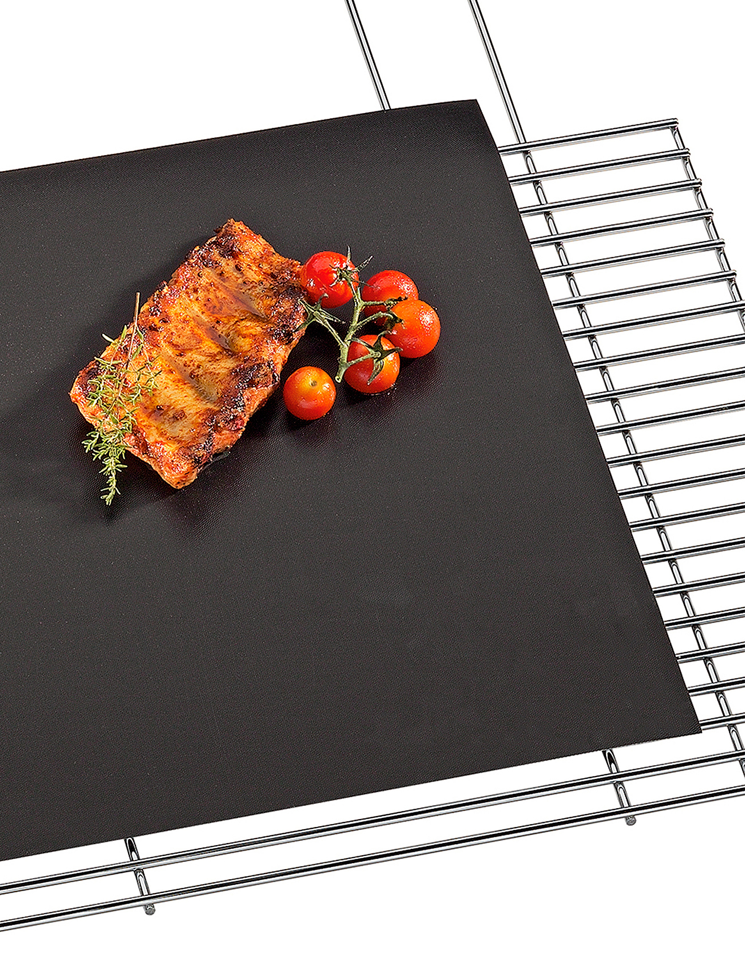 küchenprofi Grillmåtte Arizona 2 Stk. 40X50Cm, 47X11X4 cm, Kitchen Tools, Schwarz - Grill Homeware