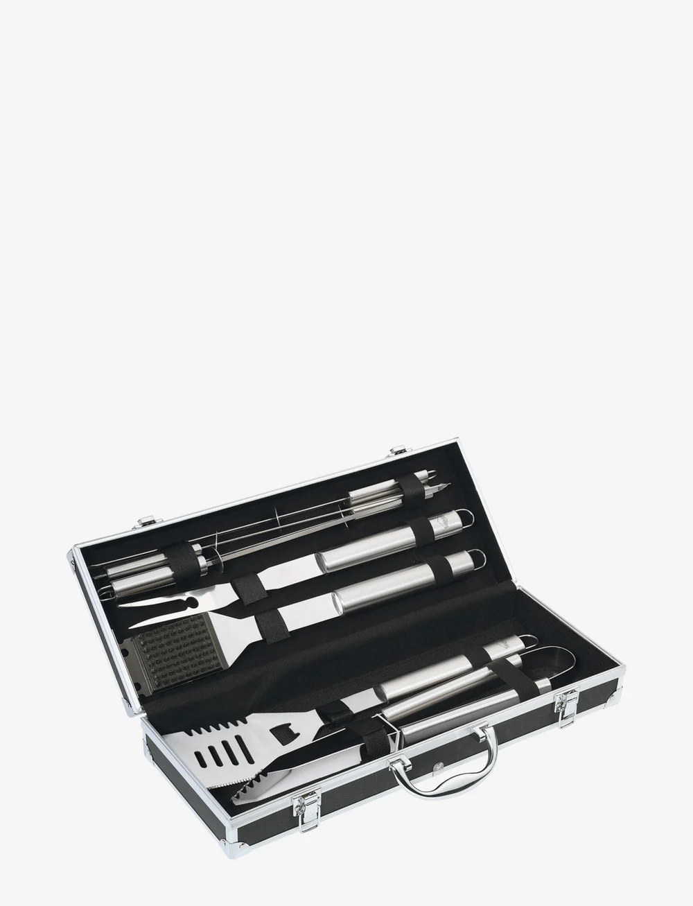 küchenprofi - BBQ set 8 pieces - grillitarvikud - black/silver - 0
