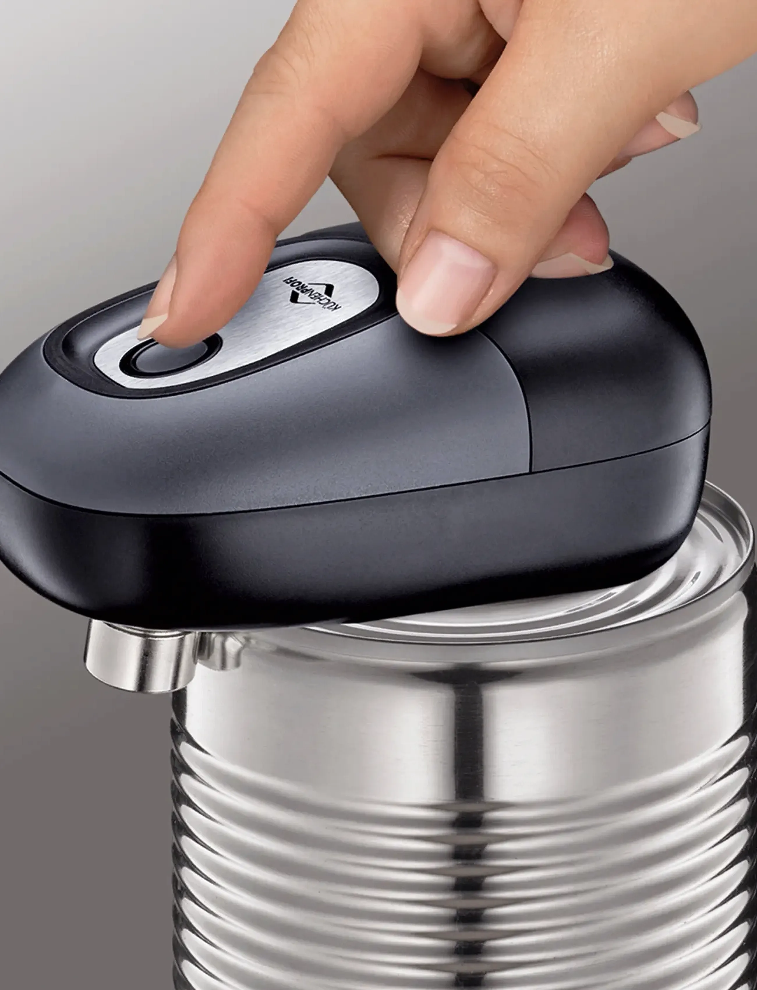 küchenprofi Dåseåbner Automatisk, Let, One Size, Kitchen Tools, Grau - Can Openers, Homeware