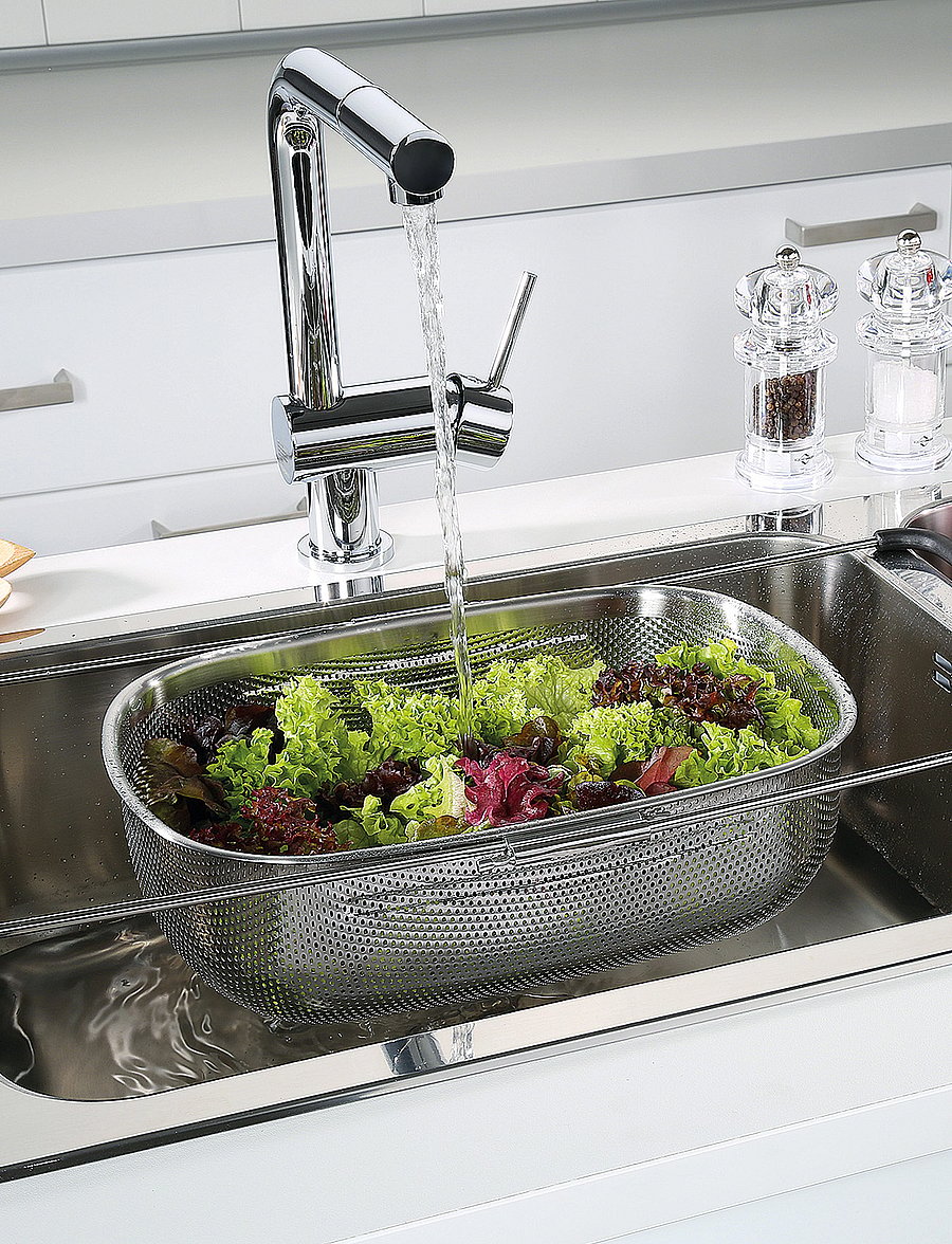 küchenprofi - Vegetable strainer DELUXE - durchschläge, siebe & trichter - silver - 1