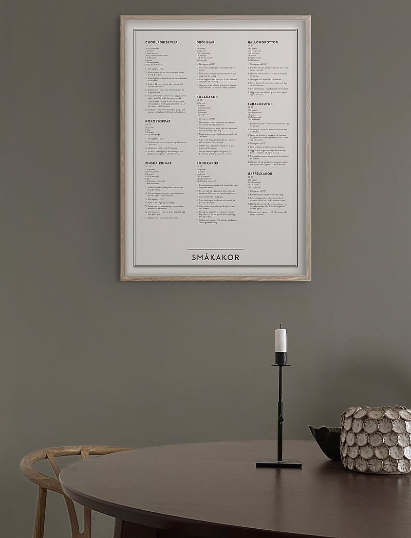 Kunskapstavlan® - Småkakor - madalaimad hinnad - black & white - 1