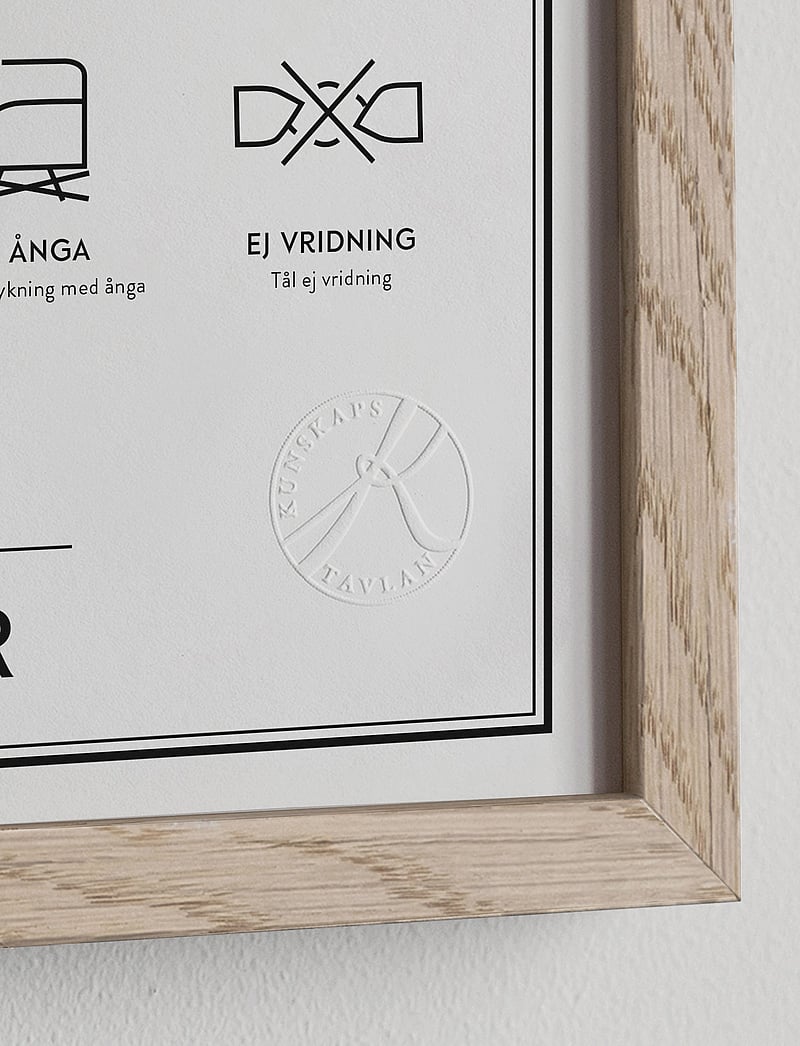 Kunskapstavlan® - Tvättsymboler - gifts below 15000kr - black & white - 2