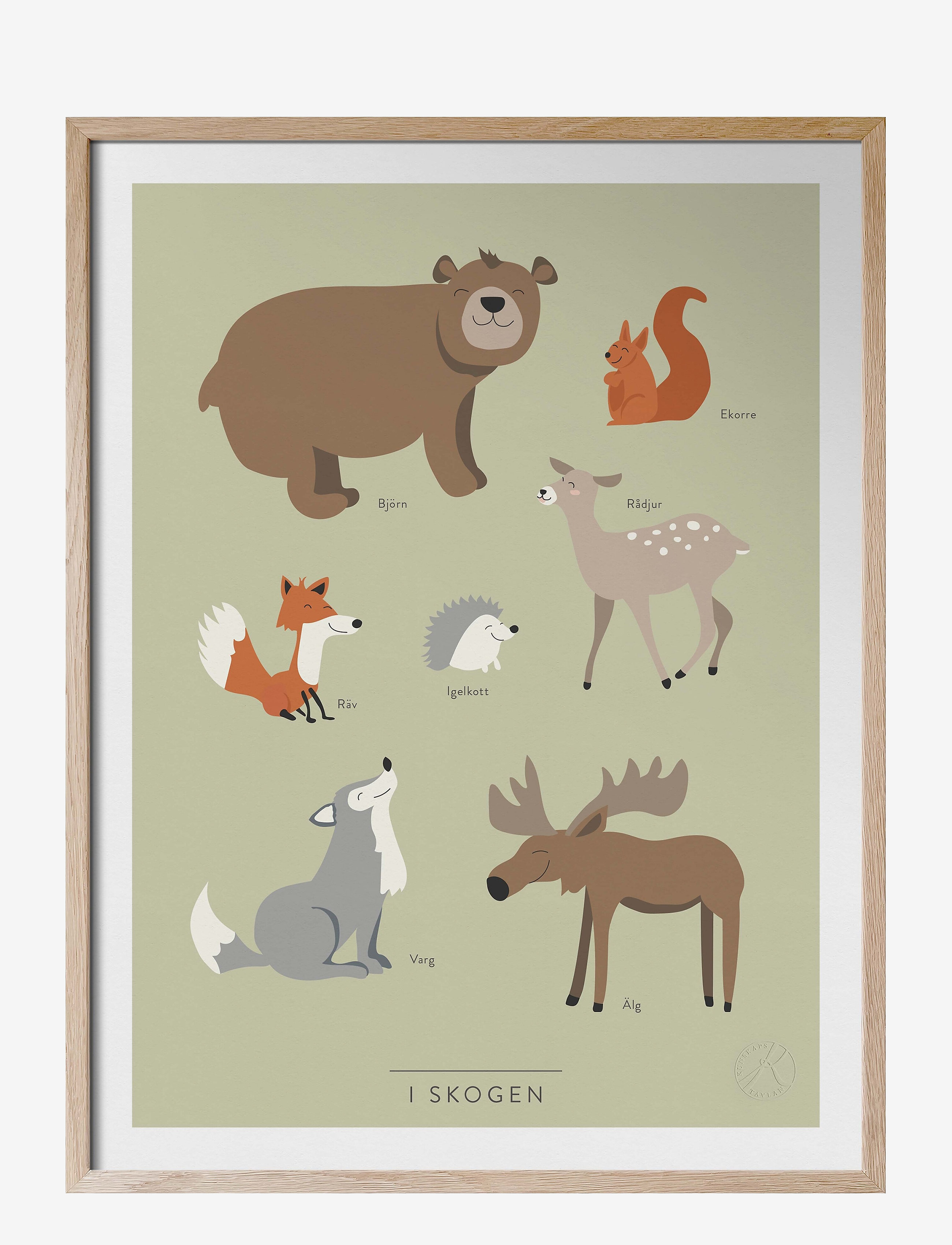 Kunskapstavlan® In the Woods - På engelska - Kids home - SWEDISH / multi