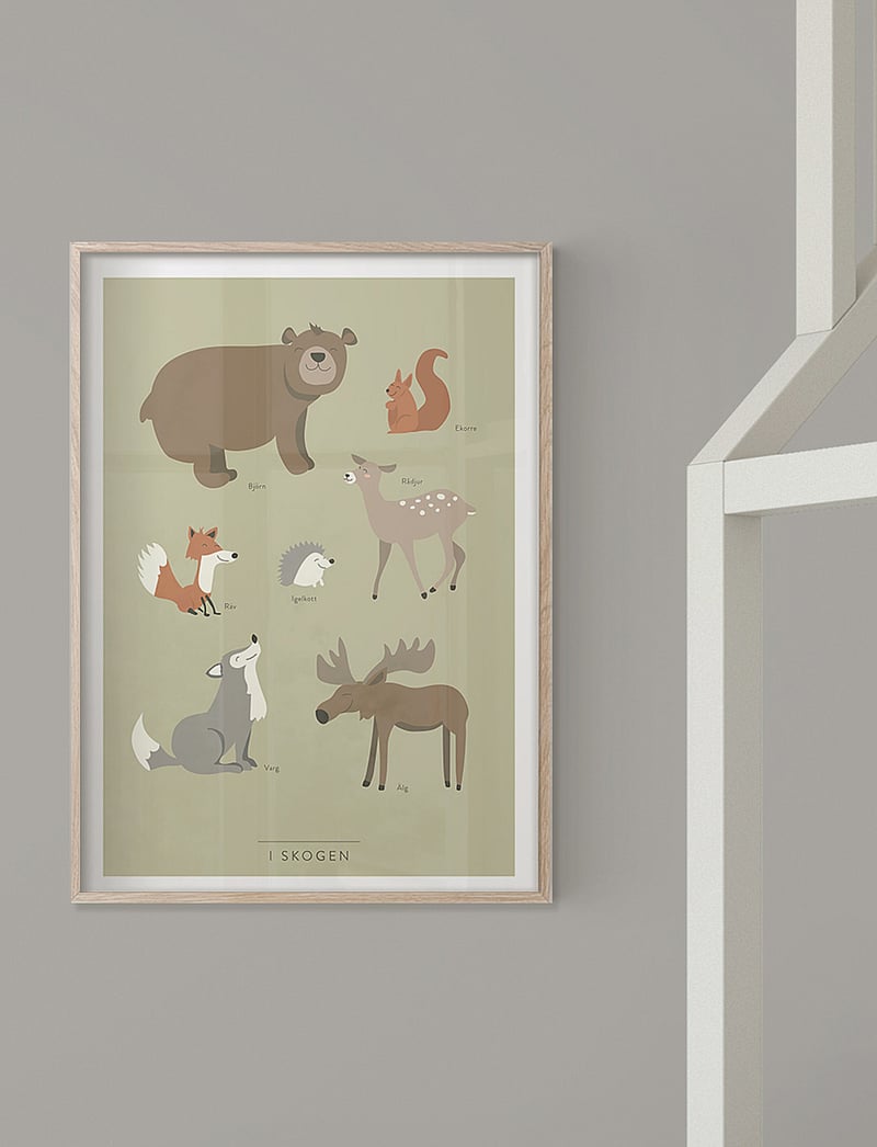 Kunskapstavlan® - I skogen - tiere - swedish - 3