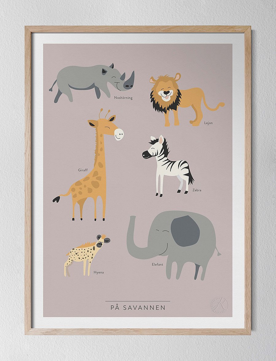 Kunskapstavlan® - På savannen - tiere - swedish - 3