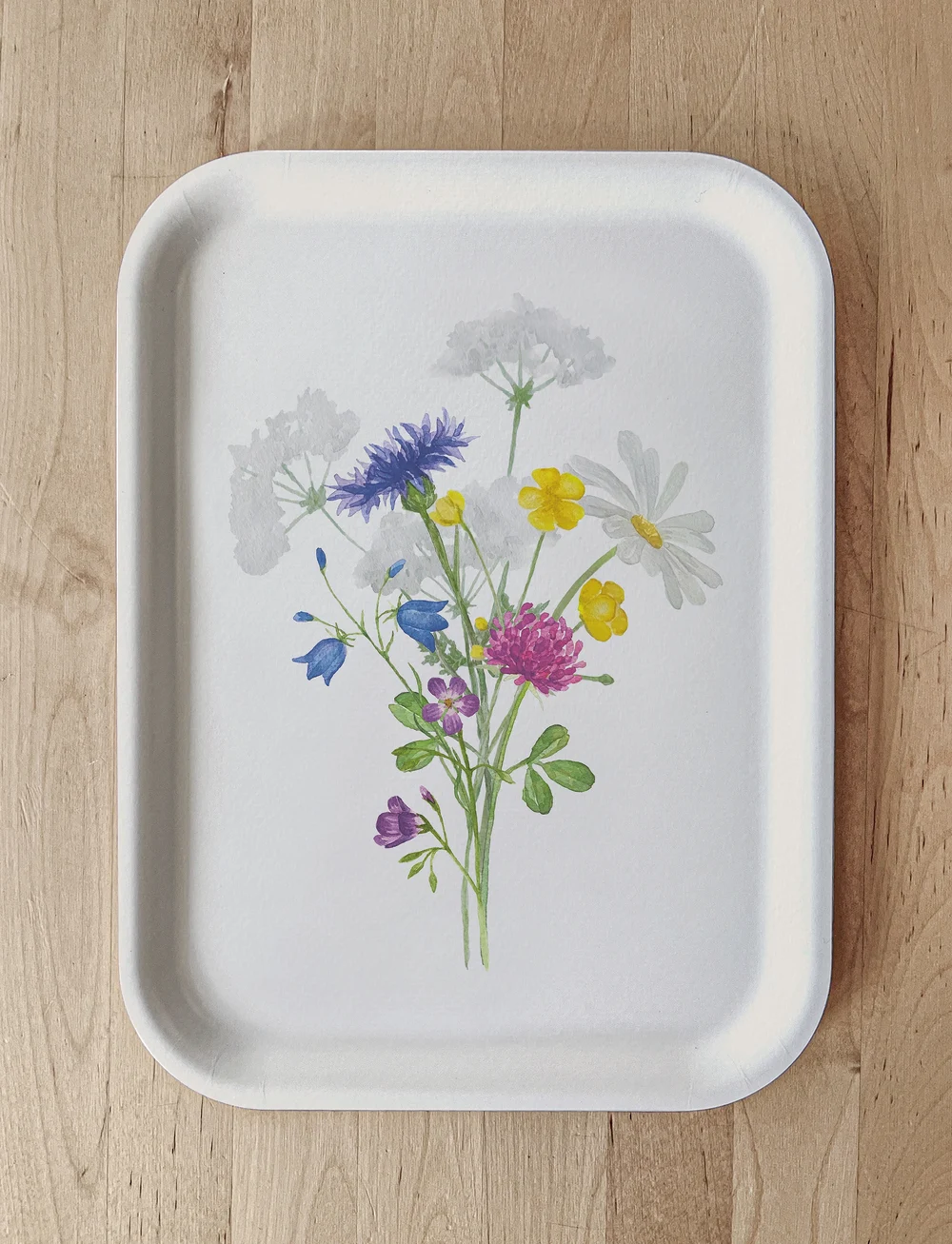 Kunskapstavlan® - Bricka Sju sorters blommor - tabletts - multicolor - 2