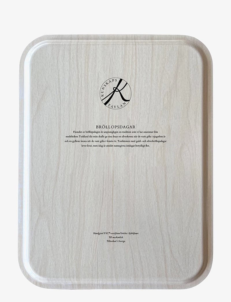 Kunskapstavlan® - Bricka Bröllopsdagar - kandikud - multicolor - 1